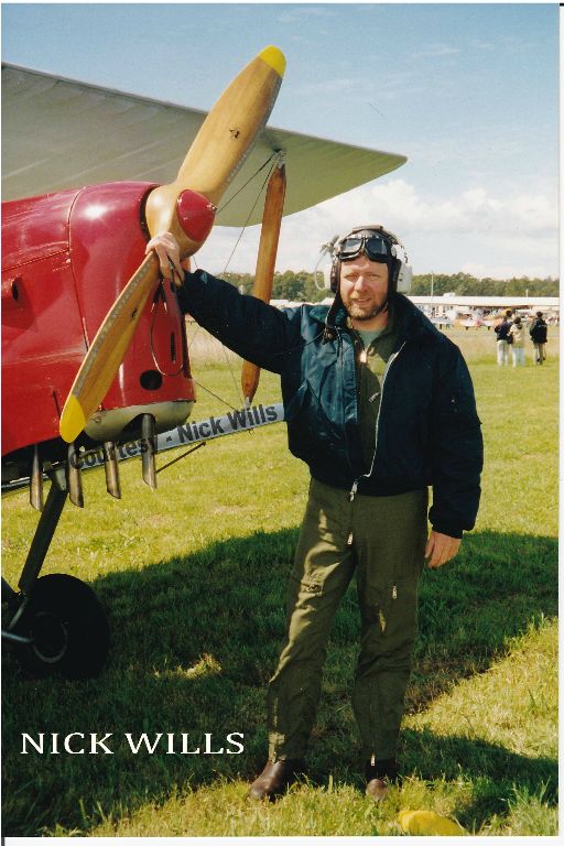 Nick Wills(former M.M.under manager) The Great Tiger Moth Race of 1998 ,NSW Australia.